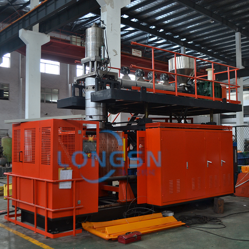 Energy conservation Double station motor oil and lubricating oil plastic hdpe can bottle making extrusion blow Molding Machine
