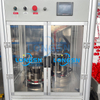Automatic plastic cap slitting folding machine