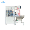 Automatic plastic cap slitting folding machine