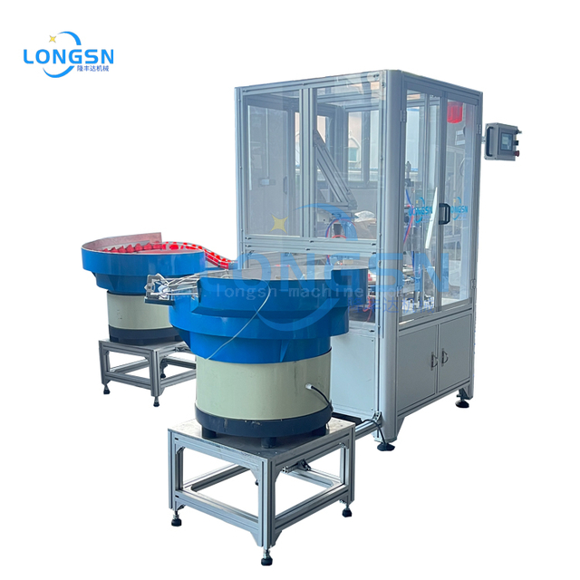 Automatic plastic detergent bottle cap assembly machine