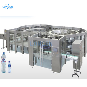 Automatic CSD Soft Drink Beverage Gas Water Filling Machine 