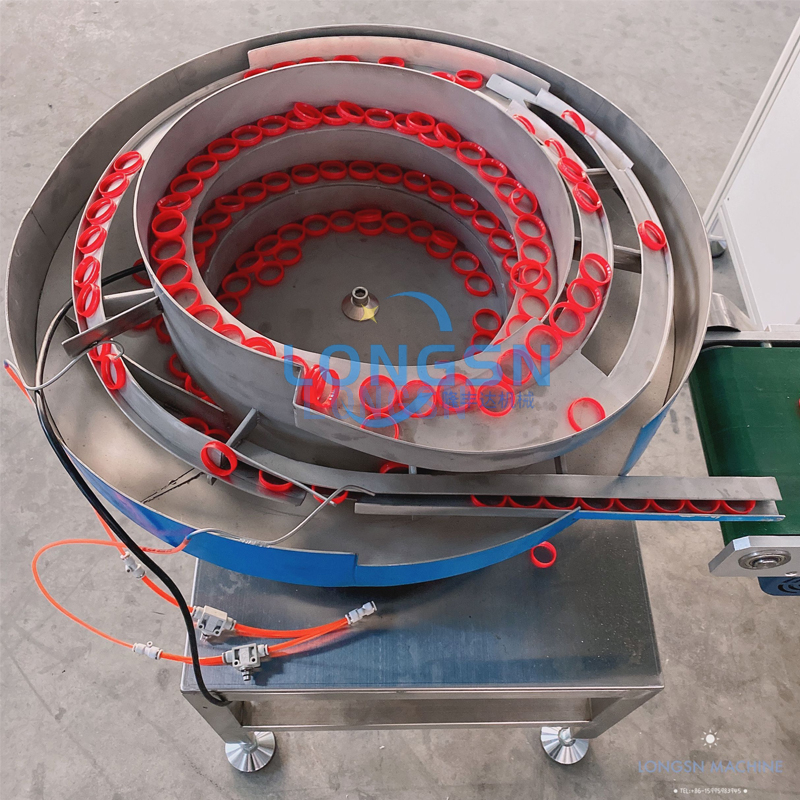 Automatic put liner and safe ring into cap machine o ring assembly machine