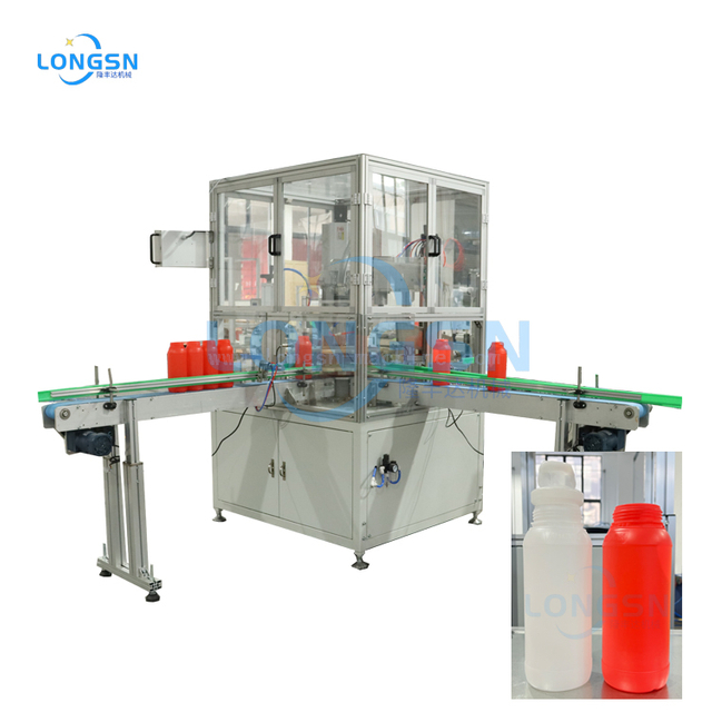 New design Auto Servo Rotary Plastic Bottle Neck Cutting Trimming Machine 