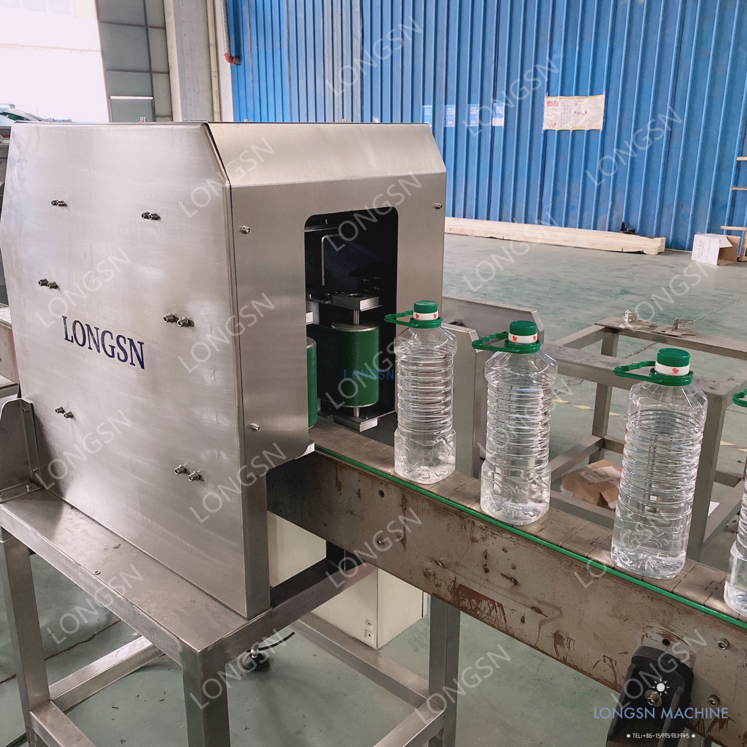 Automatic Plastic Water Beverage Bottles Handle Applicator Machines