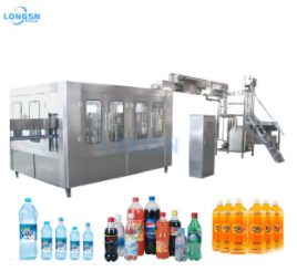 Principles of the bottle filling machine