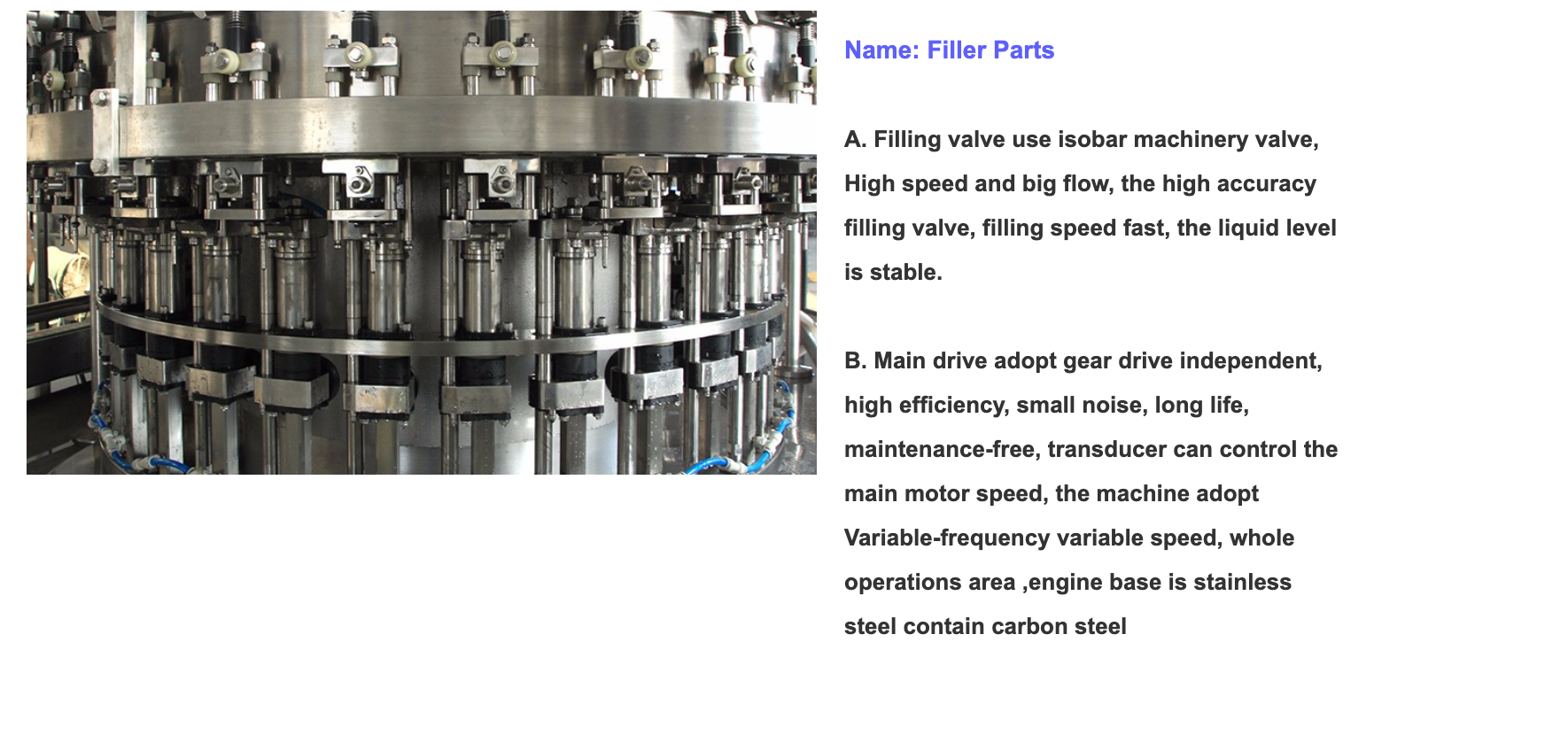 carbonated filling machine