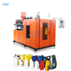 Double station high speed auto plastic 5L liter bottle making extrusion hdpe blowing moulding molding machine