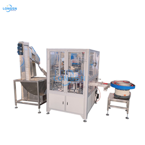 Automatic plastic cap o ring assembly machine lid liner inserting machine