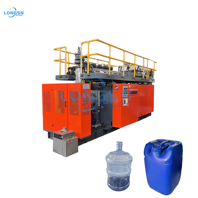 Top supplier automatic 3 4 5 gallon pc water bottle extrusion blow molding machine