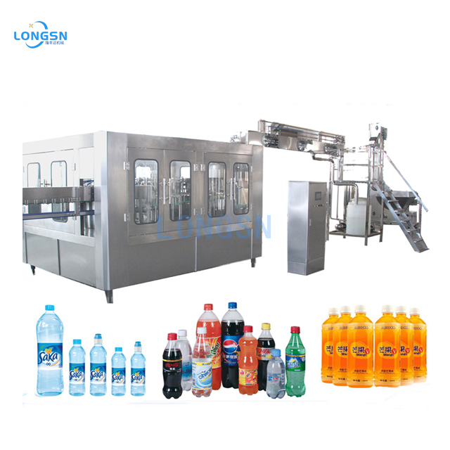 Automatic Soda Soft Drink Sparkling Carbonated Bottle Water Making Filling Bottling Machine