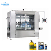 Automatic Servo 1-5L Bottle Jerrycan Edible Engine Lube Lubricant Oil Filling Capping Machine 