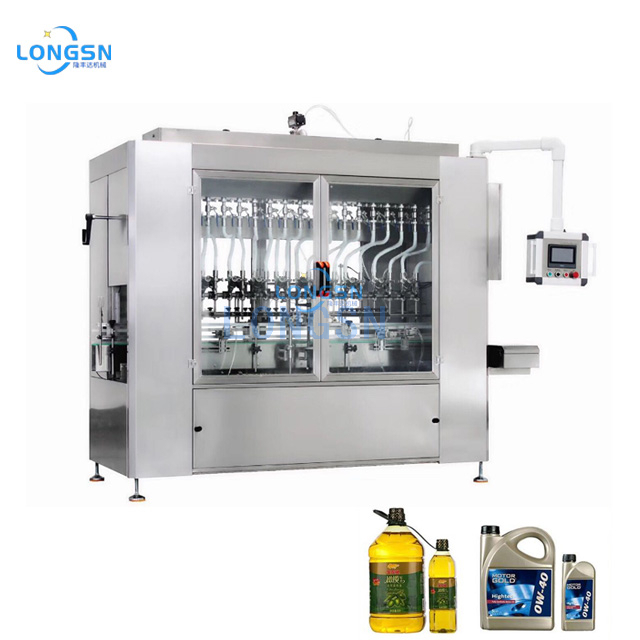 Automatic Linear Type Bottle Jerrycan Piston Filling Capping Machine