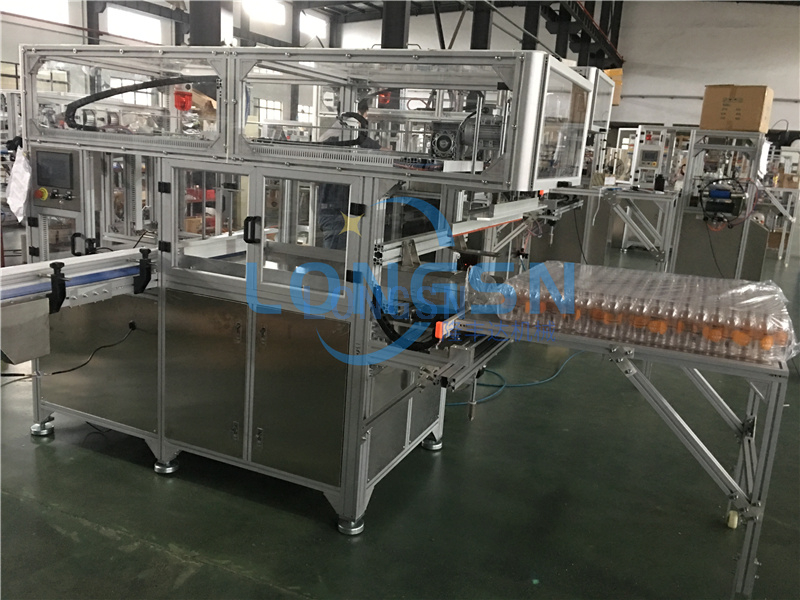 Automatic plastic HDPE pet bottle jar jerry can bagging packing packer machine price