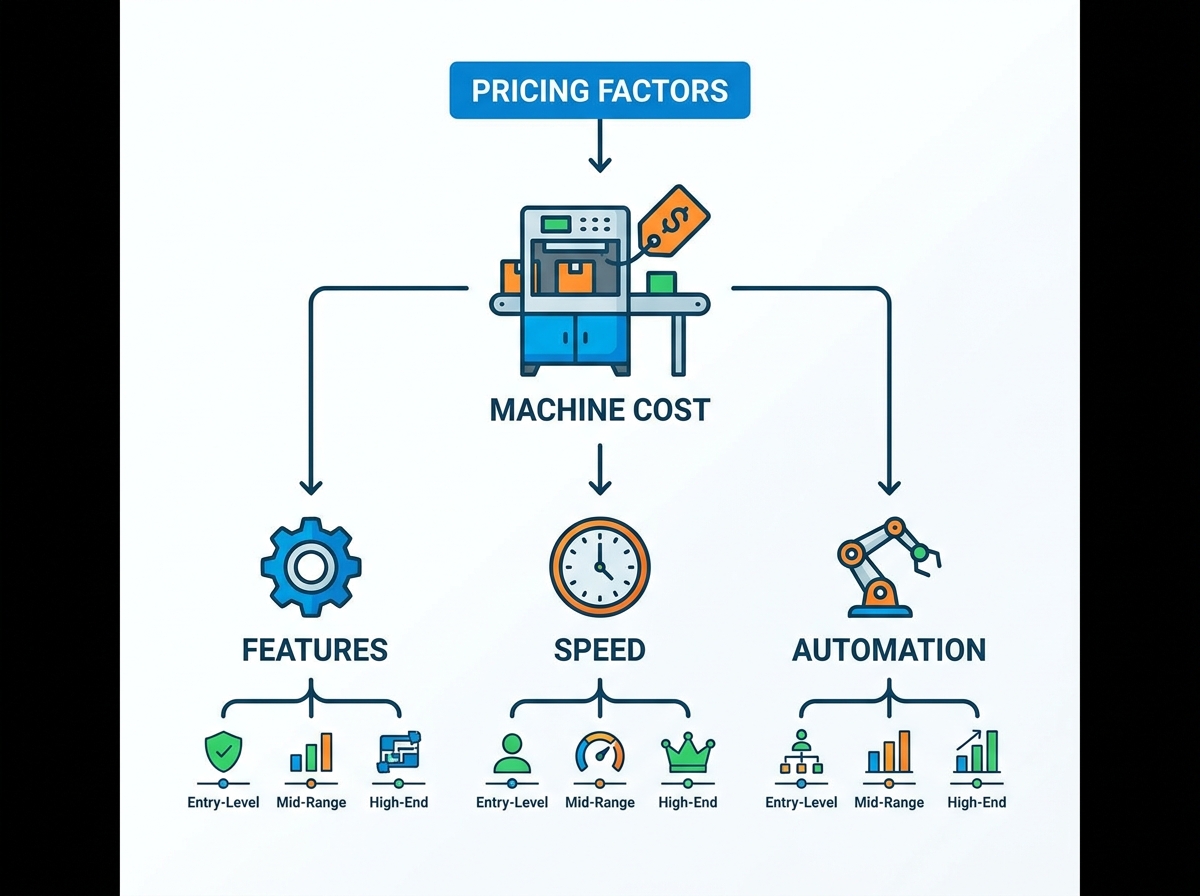 Industrial Shrink Wrapping Machine Setup